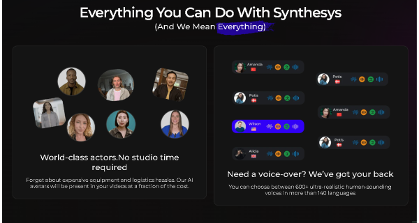 Discover how Synthesia and Synthesys stack up. Dive into AI video vs voice tools, read user reviews, and decide which AI content tool fits your workflow.